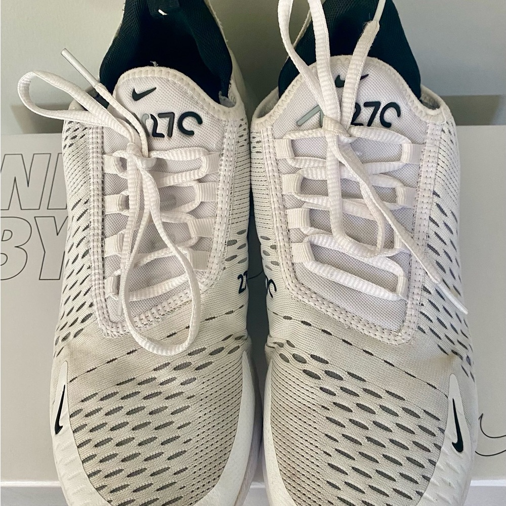 Nike Men’s White and Black Air Max 270 Sneakers